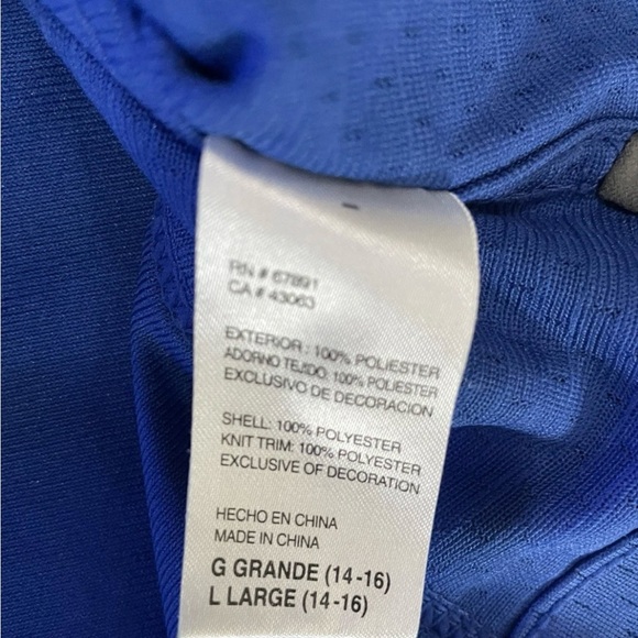 Eli Manning #10 New York Giants Youth Large Blue NFL Jersey - Picture 4 of 8